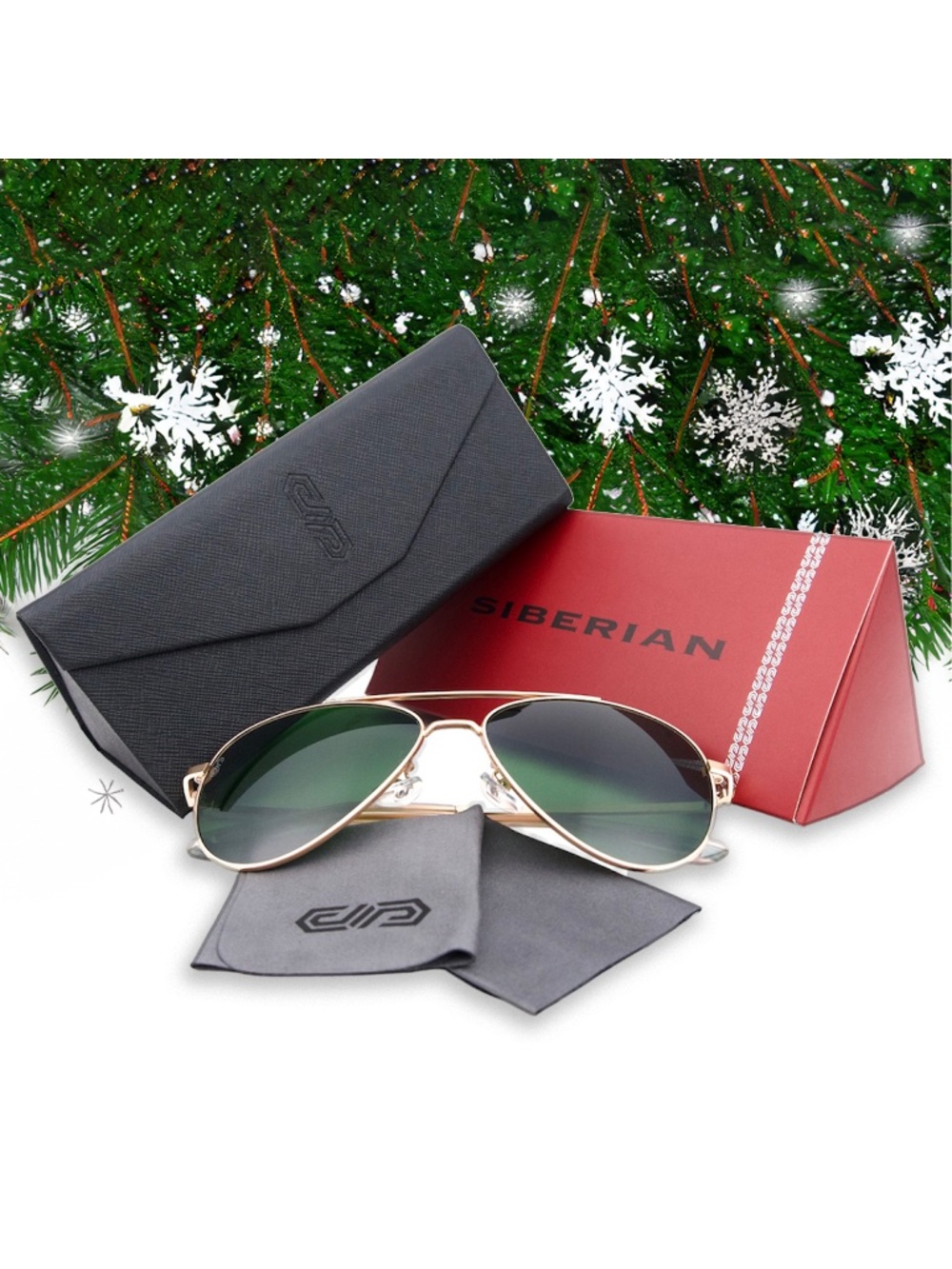 Genuine Glass GREEN Classic Lenses/GOLD Frame Premium Aviator Pilot Sunglasses - Picture 12 of 15